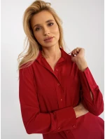 Dámská košile LK KS 508148.12P kaštanová - FPrice Dámská košile LK KS 508148.12P kaštanová - FPrice