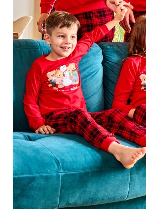 Cornette Dětské chlapecké pyžamo 593/171 Winter 86-128