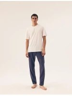 Pánské pyžamové kalhoty 2PACK Mode 43030-59X Tmavě modrá s modrou - Henderson Pánské pyžamové kalhoty 2PACK Mode 43030-59X Tmavě modrá s modrou - Henderson