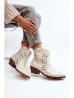 Boty na podpatku  model 193147 Step in style