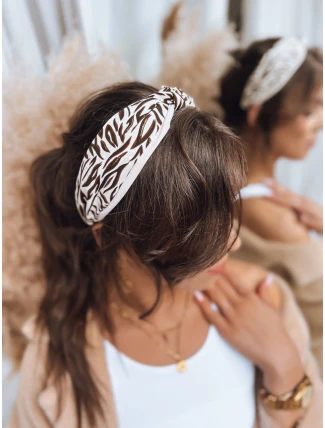 Světle béžová dámská čelenka WILD FashionStreet HY0031