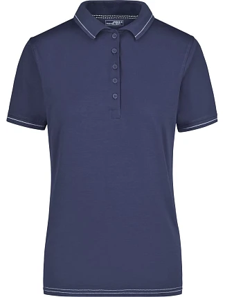 Daiber JN 568 Dámské žerzejové elastické polo 02.0568 navy/white Daiber JN 568 Dámské žerzejové elastické polo 02.0568 navy/white