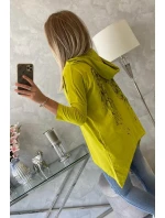 Mikina s potiskem křídla kiwi Mikina s potiskem křídla kiwi