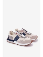 Semišové Pánské Tenisky Na Platformě Big Star RR174471 Hi-Poly System Šedé