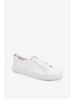 Dámské tenisky z eko kůže Big Star TT274001 Bílé