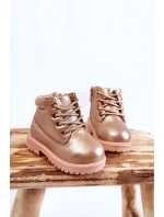 Dětské boty traper Zlate růžove Dexter