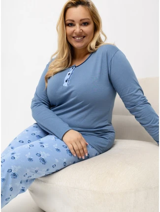 DU PI pyžamo FP 510.13 modré