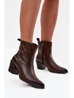 Boty na podpatku  model 219575 Step in style