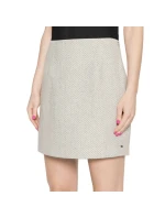 Tommy Hilfiger Sukně ze směsi vlny W WW0WW33064