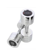 Chromové činky 2x9 kg HMS CHD09 Chromové činky 2x9 kg HMS CHD09