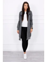 Mikina s kapucí graphite melange Mikina s kapucí graphite melange