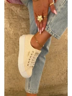 Dámské Tenisky S Krajkou Lee Cooper LCW-25-31-3440L Béžové Dámské Tenisky S Krajkou Lee Cooper LCW-25-31-3440L Béžové