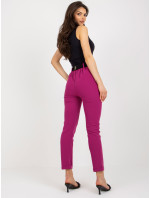 DHJ kalhoty SP 13165.20 fialová