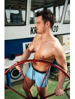 Plavky Verso Mare v modré a tmavě modré barvě - Alpha Male