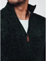 Pánský zelený svetr FashionStreet WX2239