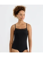 sloggi GO Ribbed Spaghetti Top - BLACK - SLOGGI BLACK - SLOGGI