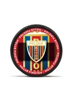 Hokejový puk Zagłębie Sosnowiec medailon SREBKRMEDALION