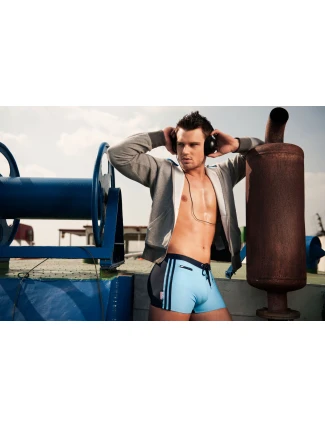 Plavky Verso Mare v modré a tmavě modré barvě - Alpha Male