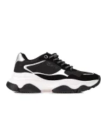 Luxusní dámské  tenisky černé bez podpatku