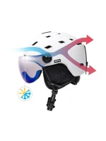 Lyžařská helma Meteor Glide M 55-58 cm 17296 Lyžařská helma Meteor Glide M 55-58 cm 17296