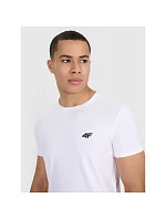 Pánské hladké tričko slim (balení po 2 ks) 4F 4FRMM00TTSHM3068-10S