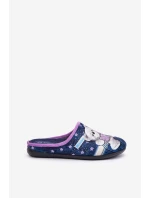 Dámské domácí pantofle Penguins Inblu EC-81-004 Námořnická modrá