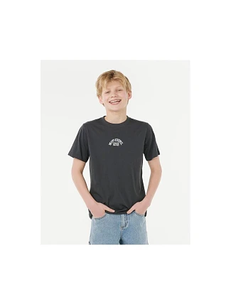 Tričko RIP CURL TROPIC DAZE ART TEE -BOY, černé Tričko RIP CURL TROPIC DAZE ART TEE -BOY, černé
