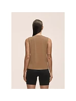 Dámské tréninkové tričko CASALL Graphic Tank, hnědá barva Dámské tréninkové tričko CASALL Graphic Tank, hnědá barva