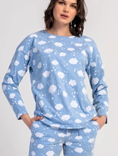 Dámské pyžamo dlouhé Obláček