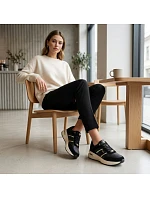 Dámské kožené polobotky černé Filippo DP7772 dámské