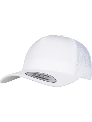 Flexfit 6506 5 panelová Retro Trucker kšiltovka 55.6506 white Flexfit 6506 5 panelová Retro Trucker kšiltovka 55.6506 white