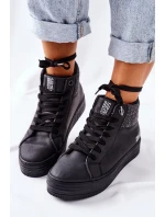 Vysoké Izolované Tenisky Big Star II274147 Černé