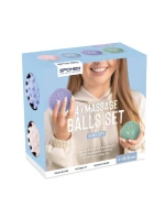 SPORT Sada masážních míčků 4 ks 941757 4x6.5 Mix barev - Spokey