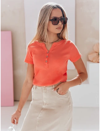 Dámská žebrovaná halenka KISS LOOK růžová FashionStreet RY2838