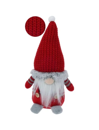 VÁNOČNÍ TRPASLÍK 30CM ČERVENÝ