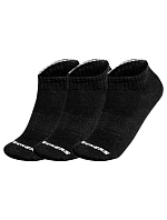 Skechers 3pk Unisex Terry Qtr Crew S111035-001 Černé 35–38