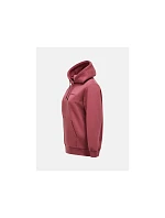 Dámská mikina PEAK PERFORMANCE W Original Small Logo Hood, červená