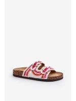 Dámské Bílé Sandály Na Korkové Podrážce Fannea Dámské Bílé Sandály Na Korkové Podrážce Fannea