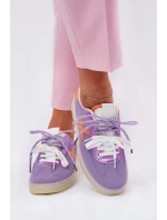 Nízké Dámské Sportovní Boty Fialové Zelevelis