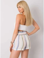 Šortky RO SN 2514.34P bílá a modrá