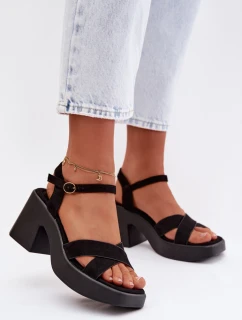 Sandály na podpatku  model 225108 Step in style