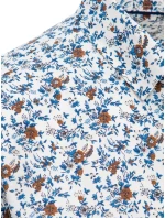 FashionStreet pánská bílá košile s krátkým rukávem KX1011 FashionStreet pánská bílá košile s krátkým rukávem KX1011