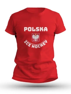 Lední hokej Polsko tričko s krátkým rukávem M SREBICEPLTS-RD