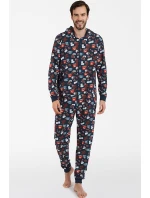 Italská móda Rojas long length sp. barva:print/blue