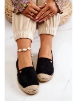 Dámské semišové espadrilky Černá Joaquin