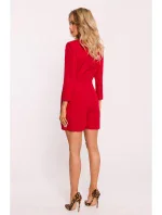 M796 Oblek s límečkem - červený M796 Oblek s límečkem - červený