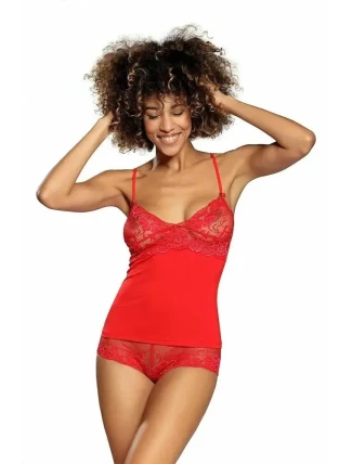 Dámský komplet Wiktorie červená - Dkaren