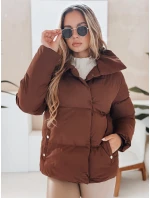 Dámská prošívaná zimní bunda LARO hnědá FashionStreet TY4958