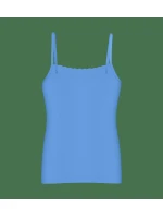 Feel of Modal Spaghetti Top - BLUE - TRIUMPH BLUE - TRIUMPH