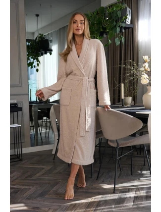 L&L 2558 Celeste dlouhý dámský župan M-2XL L&L 2558 Celeste dlouhý dámský župan M-2XL